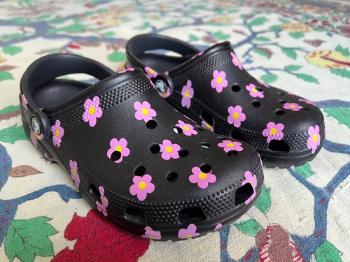 Ladies crocs black with - crocs,