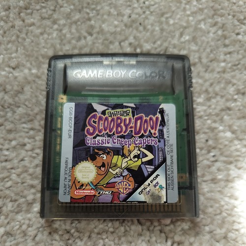 Nintendo game boy color - game, scooby