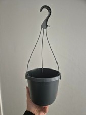 2x Hanging plant pot with hook