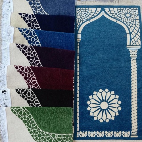 Velvet islamic prayer mat - islamic,