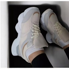 Women's Cream Grey Chunky