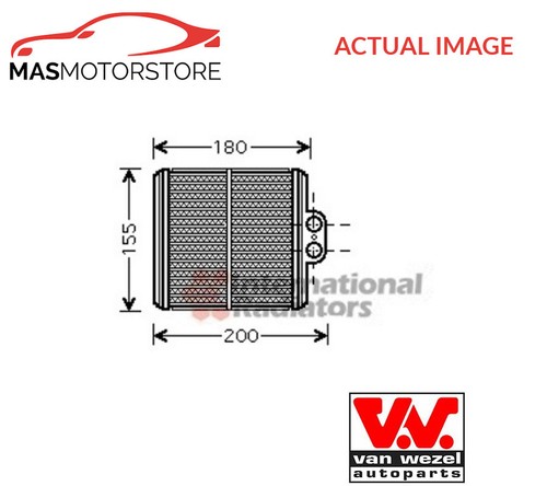 Heater radiator exchanger lhd - radiator,