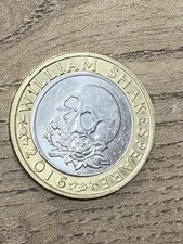 William Shakespeare £2 Coin
