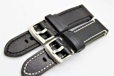 Handmade Watch Strap Genuine Cowhide Flat Durable Stitching 18mm-22mm