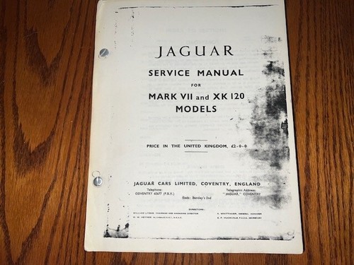Jaguar service manual - ,