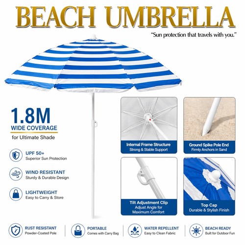 Portable beach umbrella - portable,