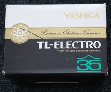 Yashica TL-Electro 35mm SLR Film Camera + Case + Original Box + Manuals NO LENS