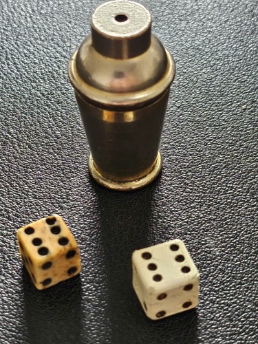 Vintage mini brass cocktail - mini,