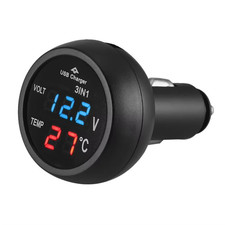 USB Car Charger DC 12V-24V LED
