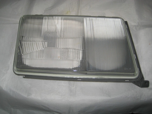 Headlight lens glass - glass, rh