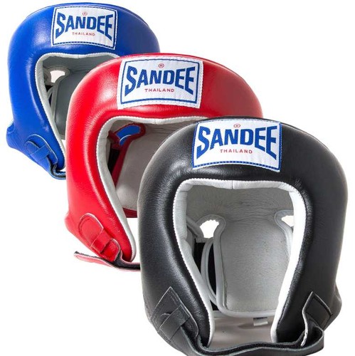 Sandee open face head guard - open,