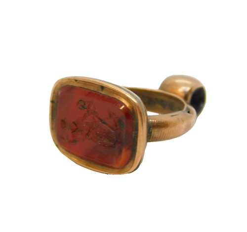 George iii 9ct gold cased - 9ct,