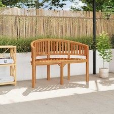 Banana Bench 120 cm Solid Teak