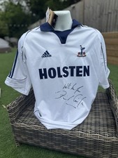 Tottenham Shirt Spurs David ginola signed brand new 2002 shirt with tags large 