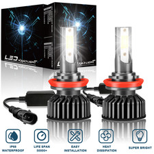 For TOYOTA PRIUS 1.8 HYBRID - 2X H11 LED Headlight Bulbs White Conversion Kit