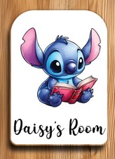 Personalised Summer Stitch Shop Office Name Plate Door Plaque Children Kid Gift