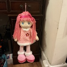 Smyths toys pink rag doll soft toy plush VGC