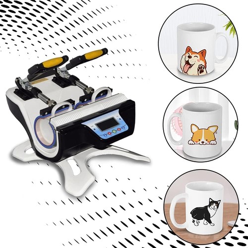 Dual head mug press - mug,