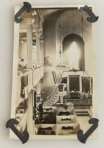 Vintage church interior photo - interior,