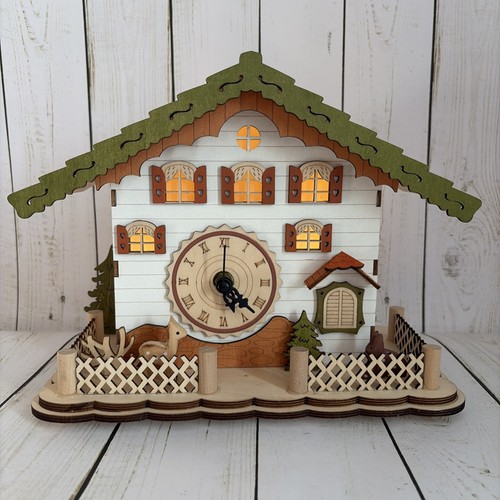 Decorative light wooden - up,