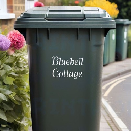 Personalised wheelie bin - personalised,