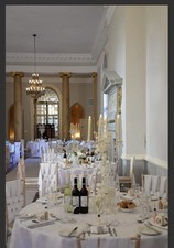 7 Cream Vintage Candelabras. Fabulous for weddings. Wax Remote control Candles 