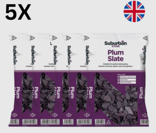 40mm plum slate chippings - x,