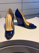 jimmy choo peep toe wedge