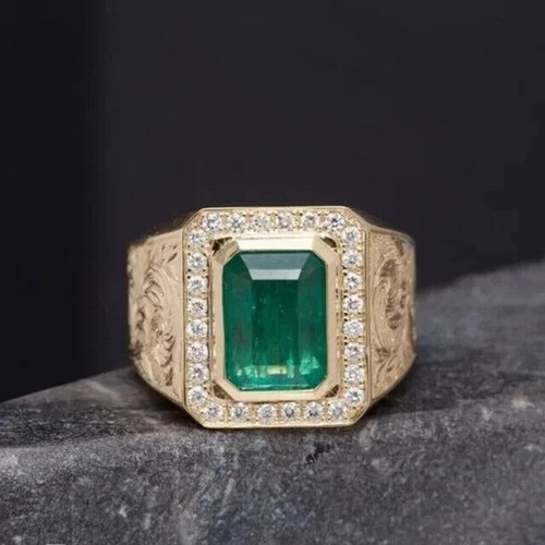 Lab created emerald cut 25 - cut, 2.25