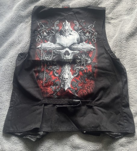 Spiral snap button vest - snap,