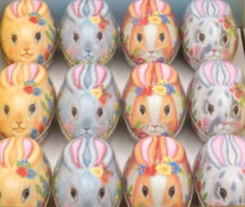 Easter bunnies tins assorted - easter, 4