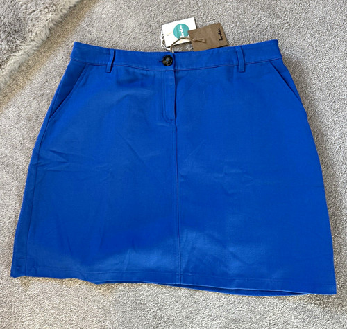 Boden cobalt blue twill line - twill, a-line