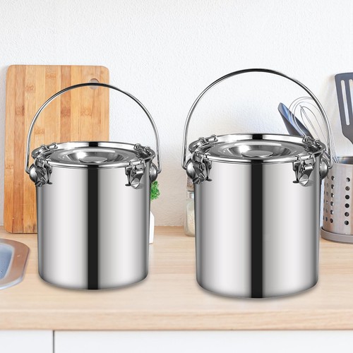 Stainless steel sealed bucket - sealed,