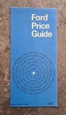 Ford Price Guide 1967. Anglia