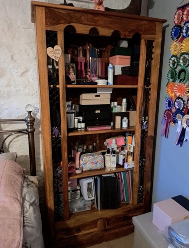 Sheesham book display shelves - sheesham,