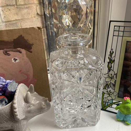 Vintage heavy lead - heavy, crystal
