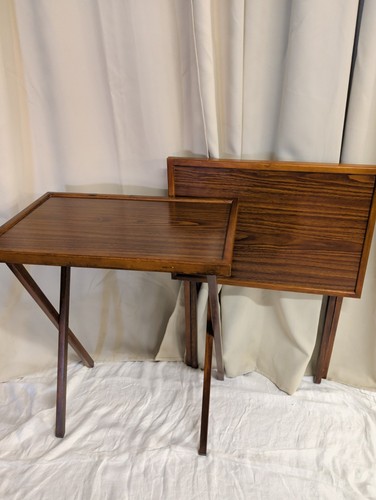 Vintage trays side tables - tv,