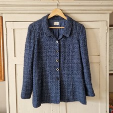 Caroline Charles Blue Bouclé