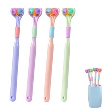 7Pcs 3-Sided Toothbrush,Deep