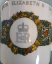 Queen Elizabeth II Silver Jubilee 1952-77 Antique Cup Mug