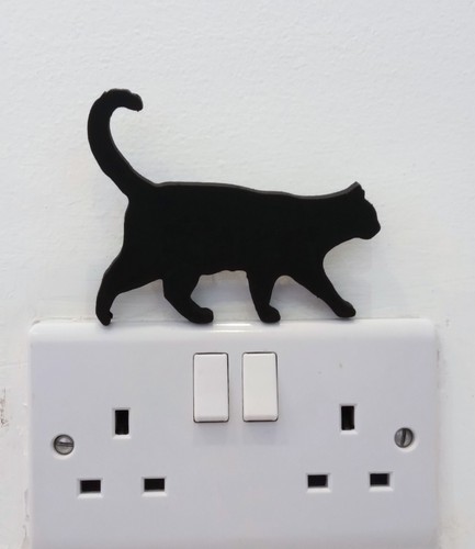 Hand painted kitten cat art - painted,