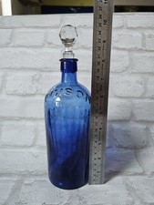 Large antique Cobalt Blue