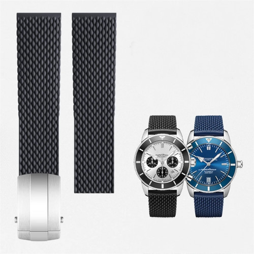 24mm mesh rubber watch - 22,