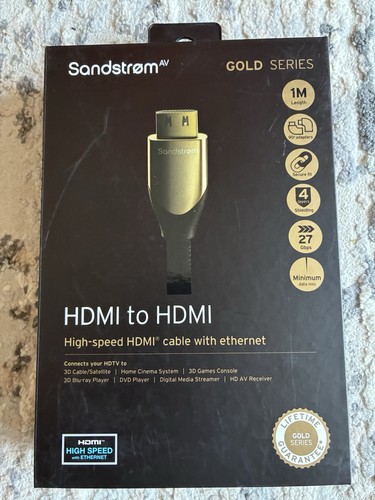 Sandstrom gold series hdmi - series,