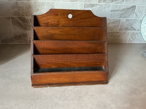 Vintage wooden letter - letter, rack