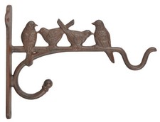 Cast Iron Ornate Birds Hanging