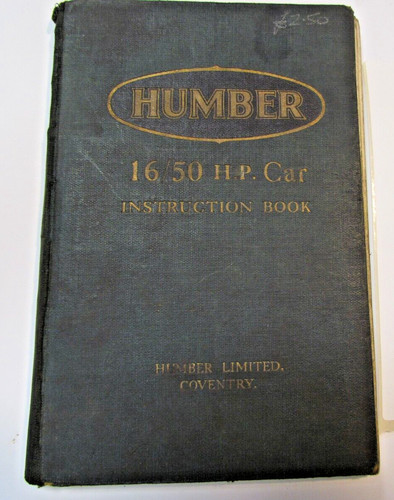 Humber 50h car - p, 1932
