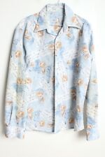 Oscar Collection Mens Jazzy Stamp Floral Shirt - Size L Large (H1)