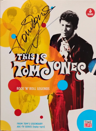 Tom jones autographed signed - tom,