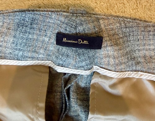 Massimo dutti grey checked - massimo,